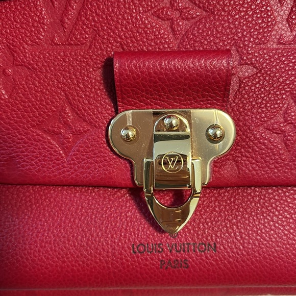 Louis Vuitton Vavin in Scarlet Red with twilly - Picture 3 of 17